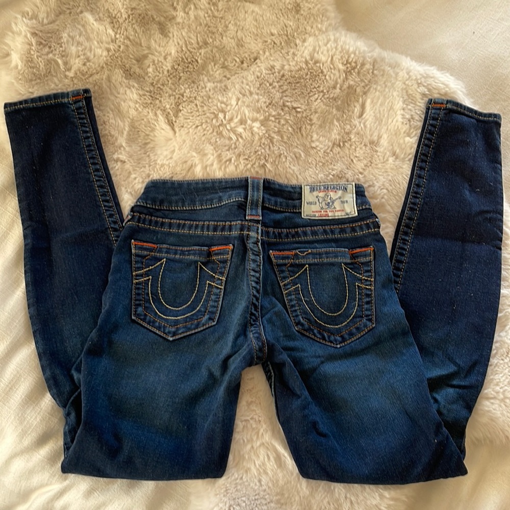 True Religion skinny jeans, size 25